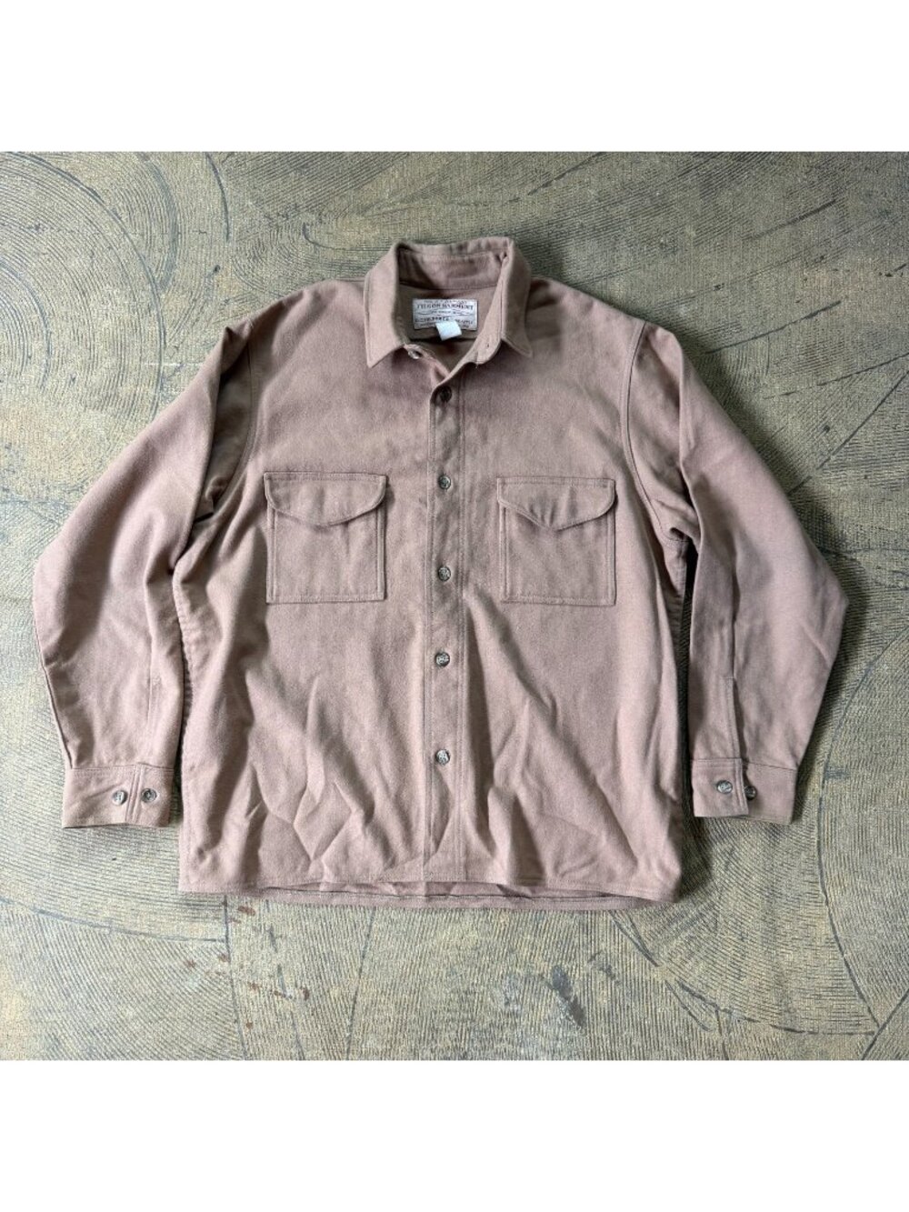 Vintage 80's Filson Heavy Oversized Virgin Wool Shirt Jacket MiUSA Size 44